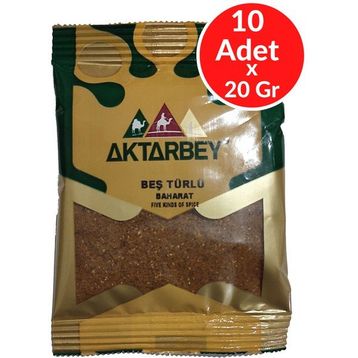 Aktarbey 20 gr Beş Türlü Baharat (10 adet)