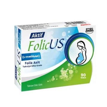 Aktif Folic Us Folik Asit 90 Tablet