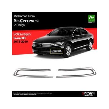 Aktif Otomotiv Vw Passat B8 Krom 2 Parça 2015-2019 Sis Farı Çerçevesi