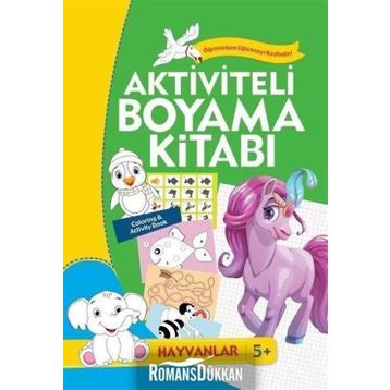 Aktiviteli Boyama Kitabı - Hayvanlar - kollektif