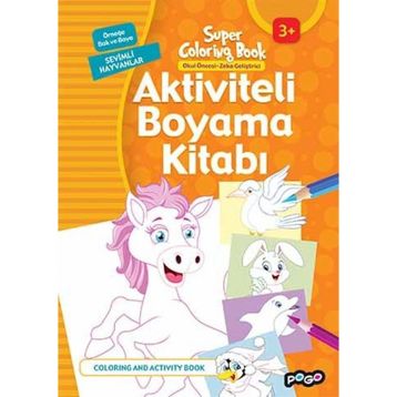 Aktiviteli Boyama Kitabı - Hayvanlar - kollektif