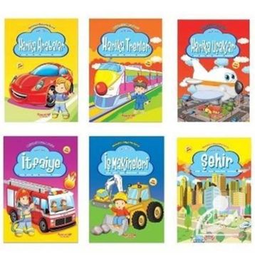 Aktiviteli Boyama Kitabı - Mavi Seri Set