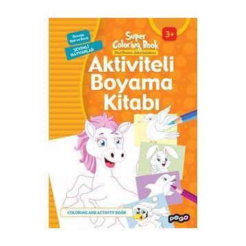 Aktiviteli Boyama Kitabı Sevimli Hayvanlar - kollektif