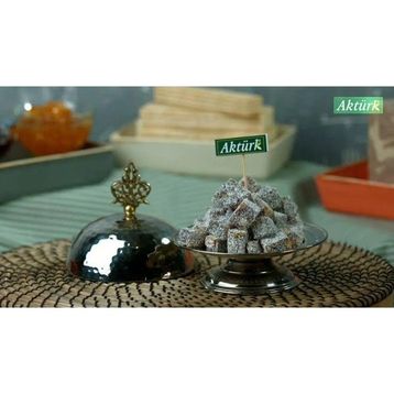 Aktürk 3 kg Hindistan Cevizli Çifte Kavrulmuş Sade Fındıklı Lokum