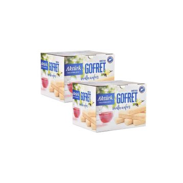 Aktürk Vanilyalı 800 gr Gofret (2 adet)