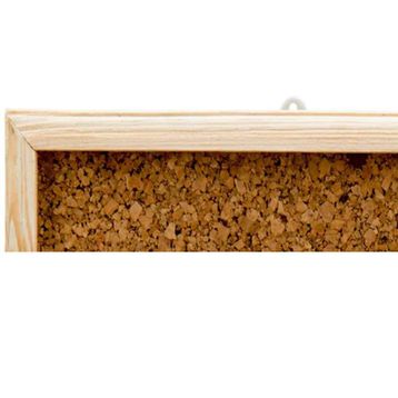 Akyazı 0137-2 90x120 cm Ahşap Çerçeve Mantar Pano