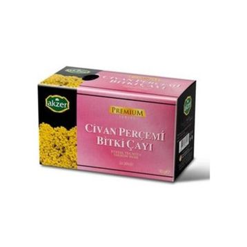 Akzer 20'li Premium Civanperçemi Süzen Poşet Bitki Çayı