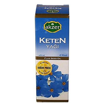 Akzer 50 cc Keten Yağı Soğuk Press