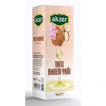Akzer 50 cc Tatlı Badem Yağı
