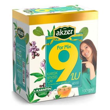Akzer 9'lu Karışık Bitkisel Çay