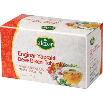 Akzer Enginarlı Deve Dikeni Tohumlu Çay
