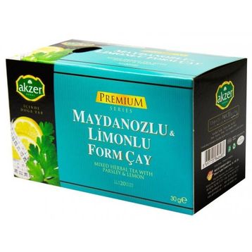 Akzer Maydanoz Limon Karışık Bitki 20'li Poşet Çay