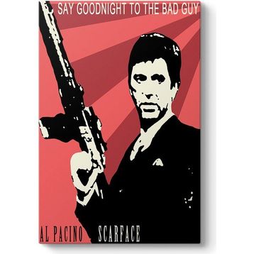 Al Pacino - Scarface Pop Art Tablosu