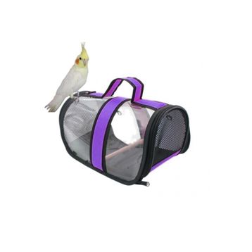 Ala Pet 30x22x21 cm Mor Tünekli Sultan Papağanı Taşıma Çantası