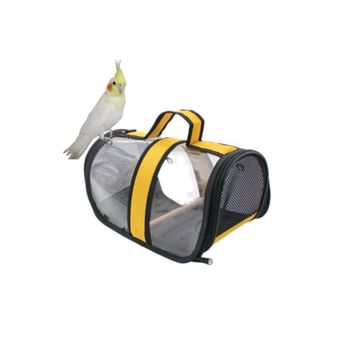 Ala Pet 30x22x21 cm Sarı Tünekli Sultan Papağanı Taşıma Çantası