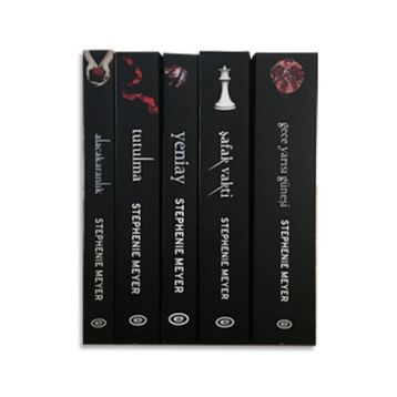 Alacakaranlık Serisi - 5 Kitap Takım - Stephenie Meyer
