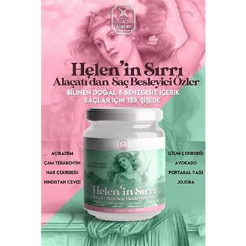 Alaçatı Değirmeni 150 gr Helen'in Sırrı Saç Besleyici Özler Saç Bakım Yağı Saç Maskesi