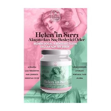 Alaçatı Değirmeni 150 gr Helen'in Sırrı Saç Besleyici Özler Saç Bakım Yağı Saç Maskesi