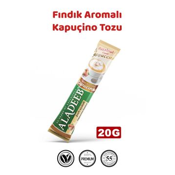 Aladeeb Coffee 20 gr Fındık Aromalı Capuccino Tozu (24 adet)