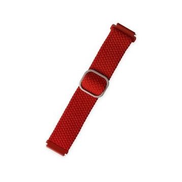 Alan Şanslı 20 mm Watch Kırmızı Star Kordon