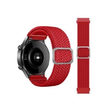Alan Şanslı 20 mm Watch Kırmızı Star Kordon
