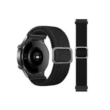 Alan Şanslı 20 mm Watch Siyah Star Kordon