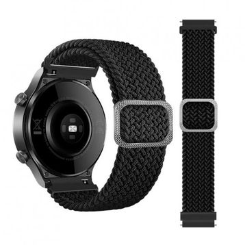 Alan Şanslı 20 mm Watch Siyah Star Kordon