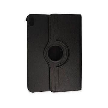 Alan Şanslı iPad 2022 10.9 10. Nesil 360 Deri Siyah Tablet Kılıfı