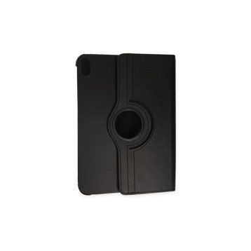 Alan Şanslı iPad 2022 10.9 10. Nesil 360 Deri Siyah Tablet Kılıfı