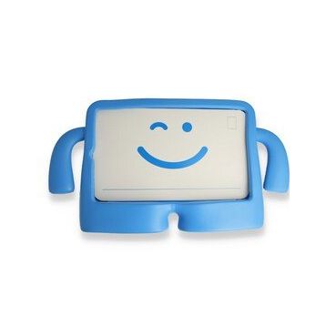 Alan Şanslı iPad 4 9.7 Mavi Karakter Tablet Silikon Kılıf