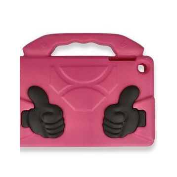 Alan Şanslı iPad 4 9.7 Pembe Like Stantlı Tablet Silikon Kılıf