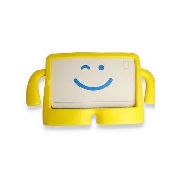 Alan Şanslı iPad 4 9.7 Sarı Karakter Tablet Silikon Kılıf
