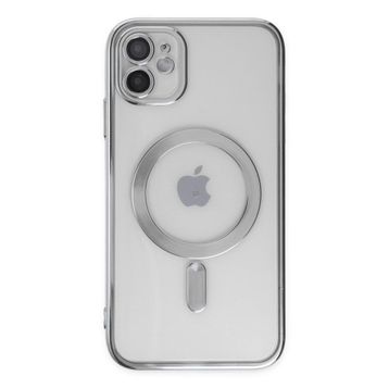Alan Şanslı iPhone 11 Kross Magneticsafe Kapak Gümüş Cep Telefonu Kılıfı