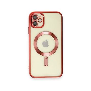 Alan Şanslı iPhone 11 Kross Magneticsafe Kapak Kırmızı Cep Telefonu Kılıfı
