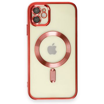 Alan Şanslı iPhone 11 Kross Magneticsafe Kapak Kırmızı Cep Telefonu Kılıfı