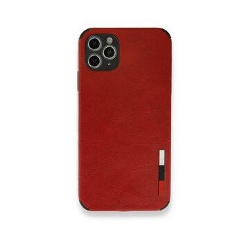 Alan Şanslı iPhone 11 Pro Kırmızı Loop Deri Silikon Kılıf