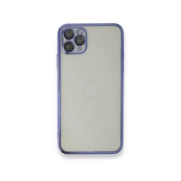 Alan Şanslı iPhone 11 Pro Razer Lensli Silikon Mor Cep Telefonu Kılıfı
