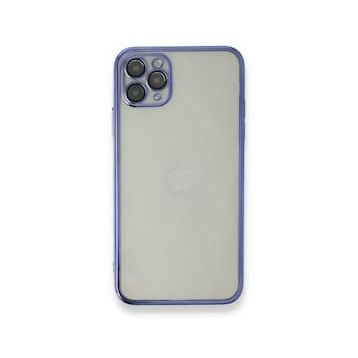 Alan Şanslı iPhone 11 Pro Razer Lensli Silikon Mor Cep Telefonu Kılıfı