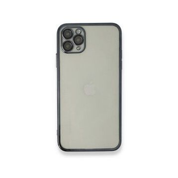 Alan Şanslı iPhone 11 Pro Razer Lensli Silikon Siyah Cep Telefonu Kılıfı