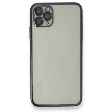 Alan Şanslı iPhone 11 Pro Razer Lensli Silikon Siyah Cep Telefonu Kılıfı