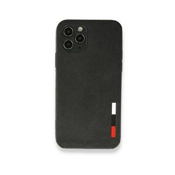 Alan Şanslı iPhone 11 Pro Siyah Loop Deri Silikon Kılıf