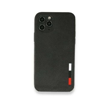 Alan Şanslı iPhone 11 Pro Siyah Loop Deri Silikon Kılıf