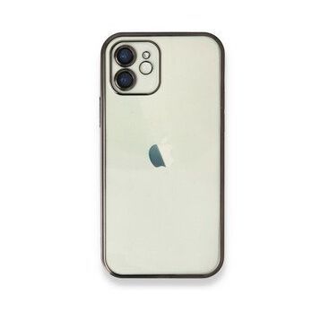 Alan Şanslı iPhone 11 Siyah Razer Lensli Silikon Kılıf