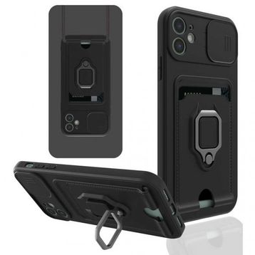 Alan Şanslı iPhone 11 Zuma Kartvizitli Yüzüklü İpli Silikon Kılıf