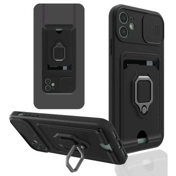 Alan Şanslı iPhone 11 Zuma Kartvizitli Yüzüklü İpli Silikon Kılıf