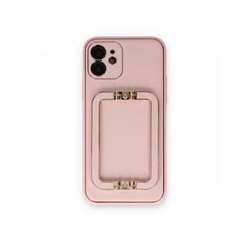 Alan Şanslı iPhone 12 Coco Elit Kapak Pembe Cep Telefonu Kılıfı