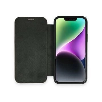 Alan Şanslı iPhone 12 Dolpin Kapaklı Koyu Yeşil Cep Telefonu Kılıfı