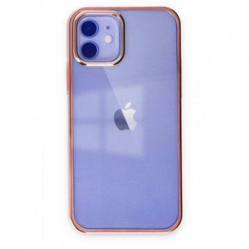 Alan Şanslı iPhone 12 Element Silikon Pembe Cep Telefonu Kılıfı