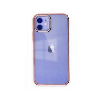 Alan Şanslı iPhone 12 Element Silikon Pembe Cep Telefonu Kılıfı