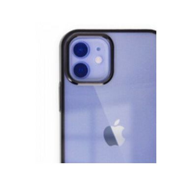 Alan Şanslı iPhone 12 Element Silikon Siyah Cep Telefonu Kılıfı